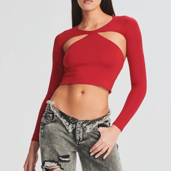 SER.O.YA Sierra Top In Red - Picture 1 of 6